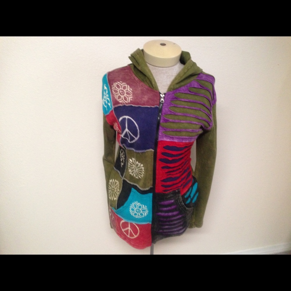 Kpc Nepal Tribal Jacket Hoodie Sweater View 3